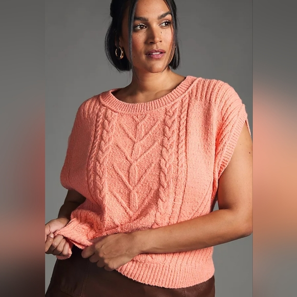 Anthropologie Sweaters - Anthropologie Pilcro Oversized Cable-Knit Sweater Womens Size 1X